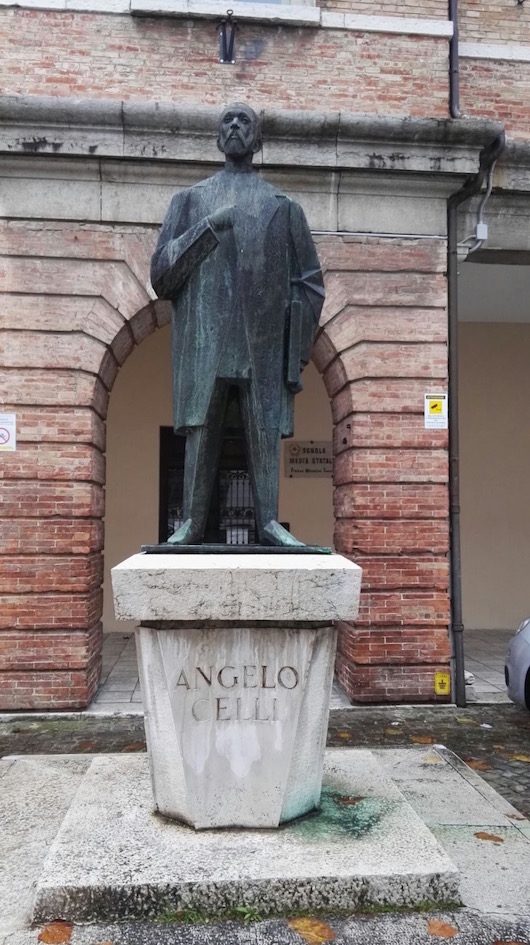 Angelo Celli's monument in Cagli 2..jpg